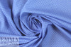 Italian 'deco diamond' cotton shirting - blues .75 yds