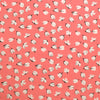 'blooms on pink' cotton dressweight woven