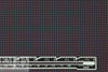 Italian dashy dash cotton stretch shirting - midnight/garnet 1.125 yds