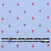 'petite anchors' printed cotton shirting 2 yd