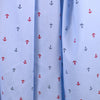 'petite anchors' printed cotton shirting 2 yd