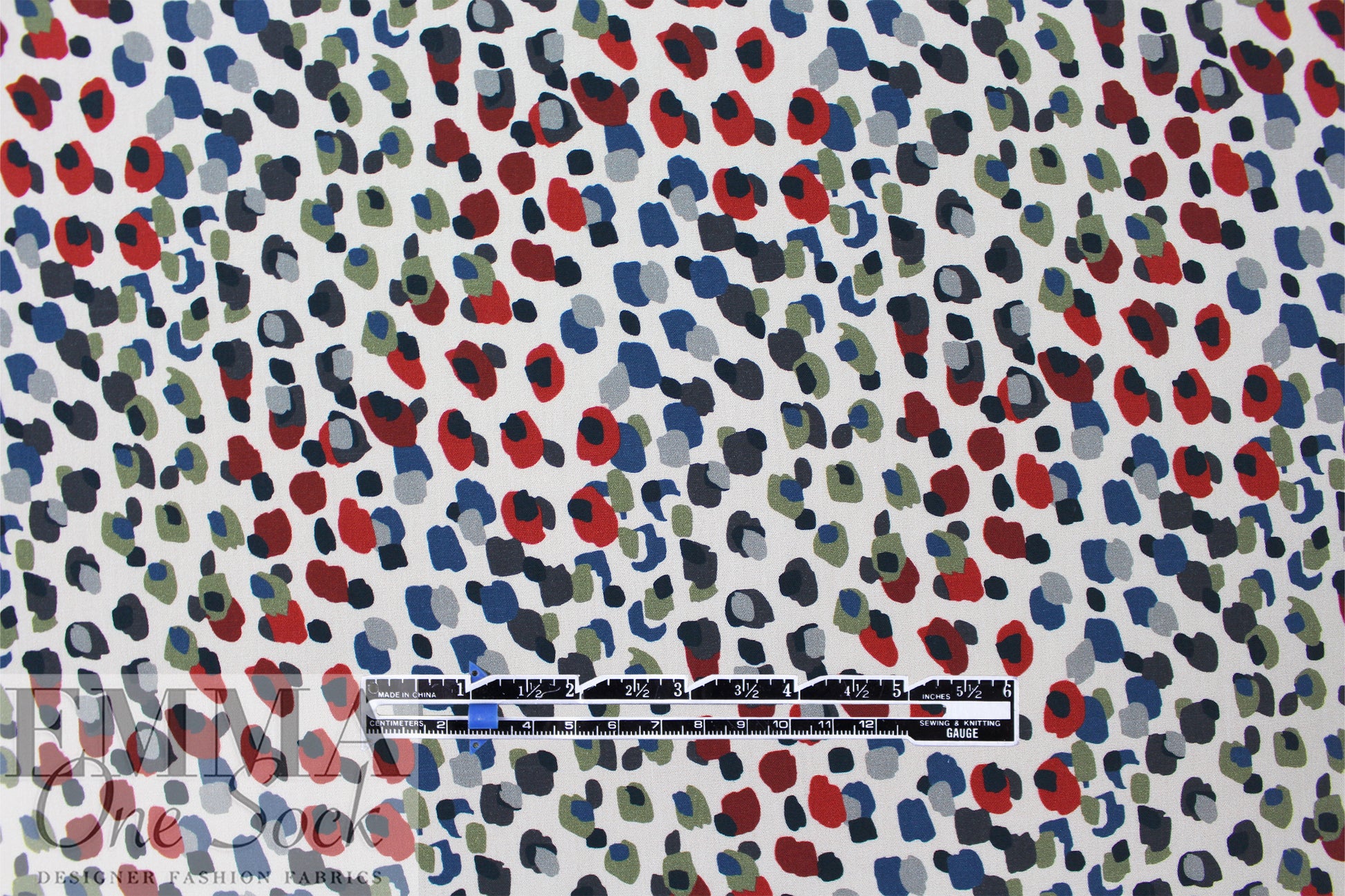 'petite pinto' organic cotton woven shirting 2 yd