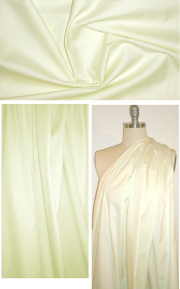Oxford cloth cotton shirting - lemon chiffon 1.33 yd