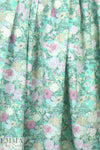 Italian mint/lilac Liberty-esque floral pima cotton .875 yds