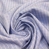classic yarn-dyed check cotton shirting - blue/white 1.25 yds