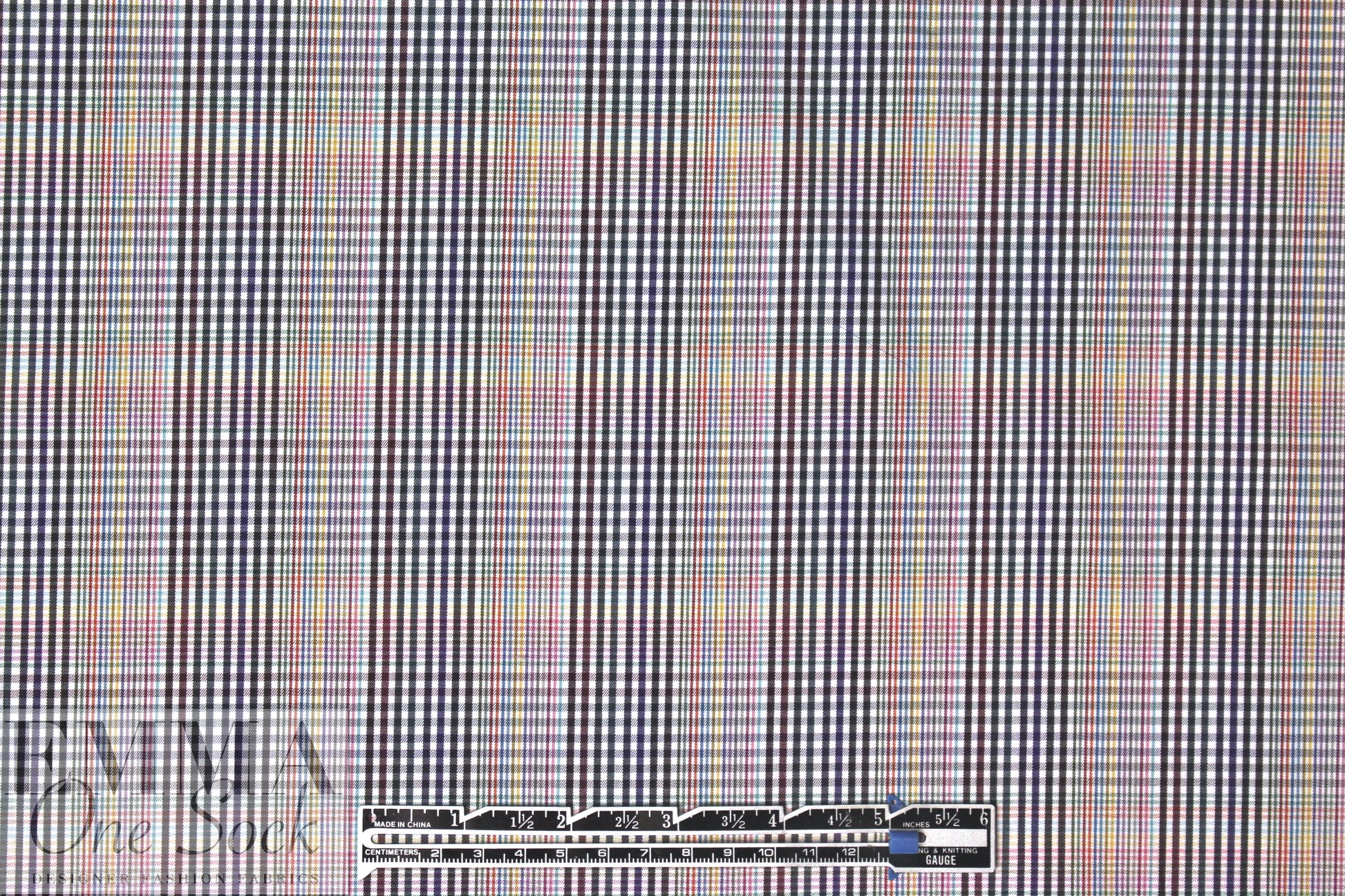 Br00ks Bros. yarn-dyed plaid cotton shirting - colorful glen 2.6 yds