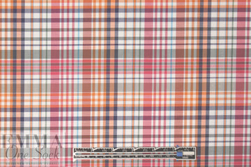 Br00ks Bros. yarn-dyed plaid cotton shirting - colorful plaid 1 yard