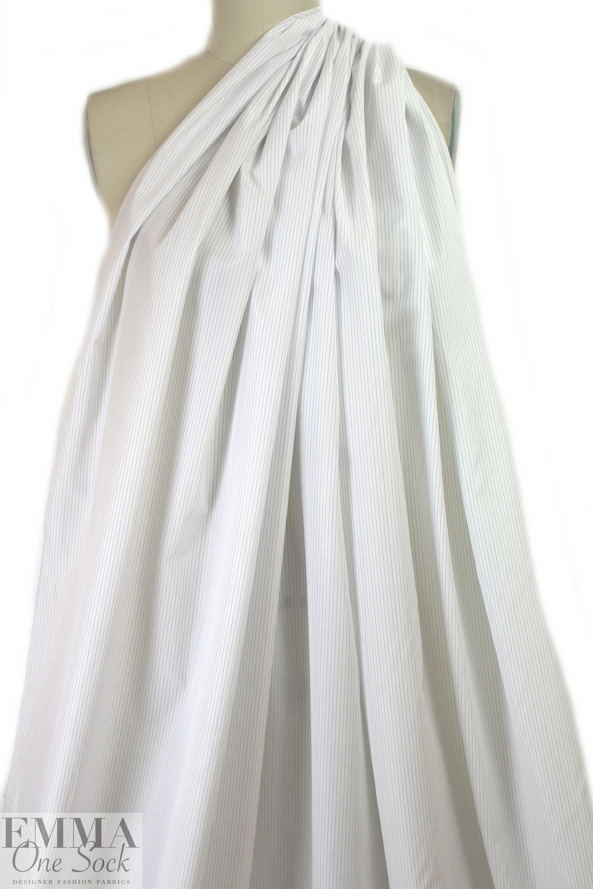 famous designer tiny stripe yarn-dyed Swiss shirting