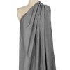 CA designer yarn-dye stripe cotton shirting - grey/white 1.66 yd