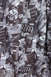 Italian 'Picasso does Hong Kong' cotton stretch shirting 1.5 yd