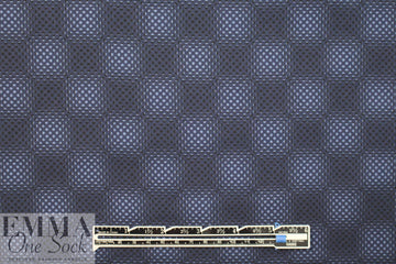 Italian dotty checkers graphic corduroy shirting