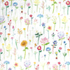 Japanese 'flower field guide' by Kokka printed cotton shirting