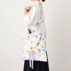 Japanese 'flower field guide' by Kokka printed cotton shirting