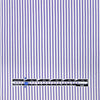 fine quality striped cotton stretch shirting - wisteria/white 1.625 yds