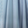 fine quality striped cotton stretch shirting - bluebird/white 1.625 yd
