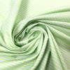 'haberdasher' yarn-dye stripe cotton shirting - lime/white 2.25 yds