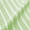 'haberdasher' vertical stripe cotton shirting - lime/white 1.875 yd