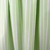 'haberdasher' vertical stripe cotton shirting - lime/white 1.75 yds