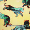 Italian 'batiky big cats' cotton shirting 1.8 yds