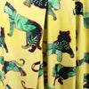 Italian 'batiky big cats' cotton shirting 1.8 yds