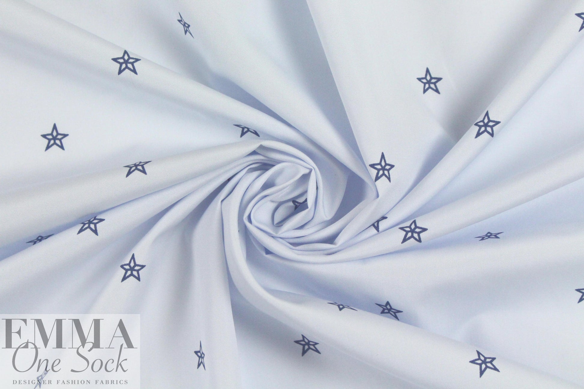 French blue star cotton shirting