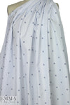 French blue star cotton shirting 1 yard