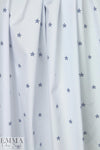 French blue star cotton shirting