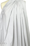 French yarn-dyed micro stripe cotton stretch shirting