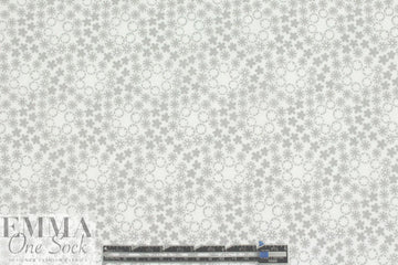 French 'deco dots' graphic cotton shirting 1.75 yd