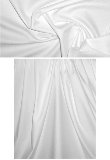 The0ry lightweight stretch cotton shirting - white