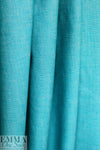 Italian cotton/linen medium weight woven - caribbean blue 1.125 yds