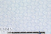 French techno graphic on powder blue cotton shirting .75 yds