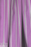 French yarn-dyed stripe cotton blend shirting - violet 1 yard