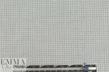 Italian b/w basketweave yarn-dyed cotton shirting