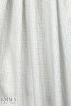 Italian grid jacquard yarn-dyed cotton shirting 1 yard