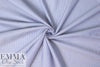 Italian yarn-dye stripe cotton shirting - chambray/white