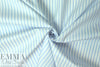 Br00ks Bros. damask stripe cotton shirting - light blue/white 1.875 yd