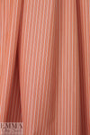 Br00ks Bros. yarn-dyed stripe cotton shirting - tangerine