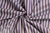 Br00ks Bros. yarn-dyed stripe cotton shirting - mulberry 1.5 yds