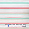 French novelty stripe shirting - salmon/mint/frappe 1.25 yd