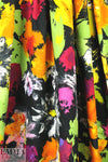 Italian painterly floral cotton shirting
