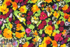 Italian painterly floral cotton shirting .75 yds