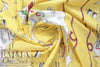 Cana1i Italian Cape Cod cartography panel cotton voile 1.4 yds - 2 Panels