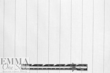 Italian hairline stripe cotton stretch shirting 1.75 yd