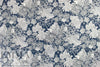 Italian designer 'floral reef' line-drawn cotton shirting 2.25 yds