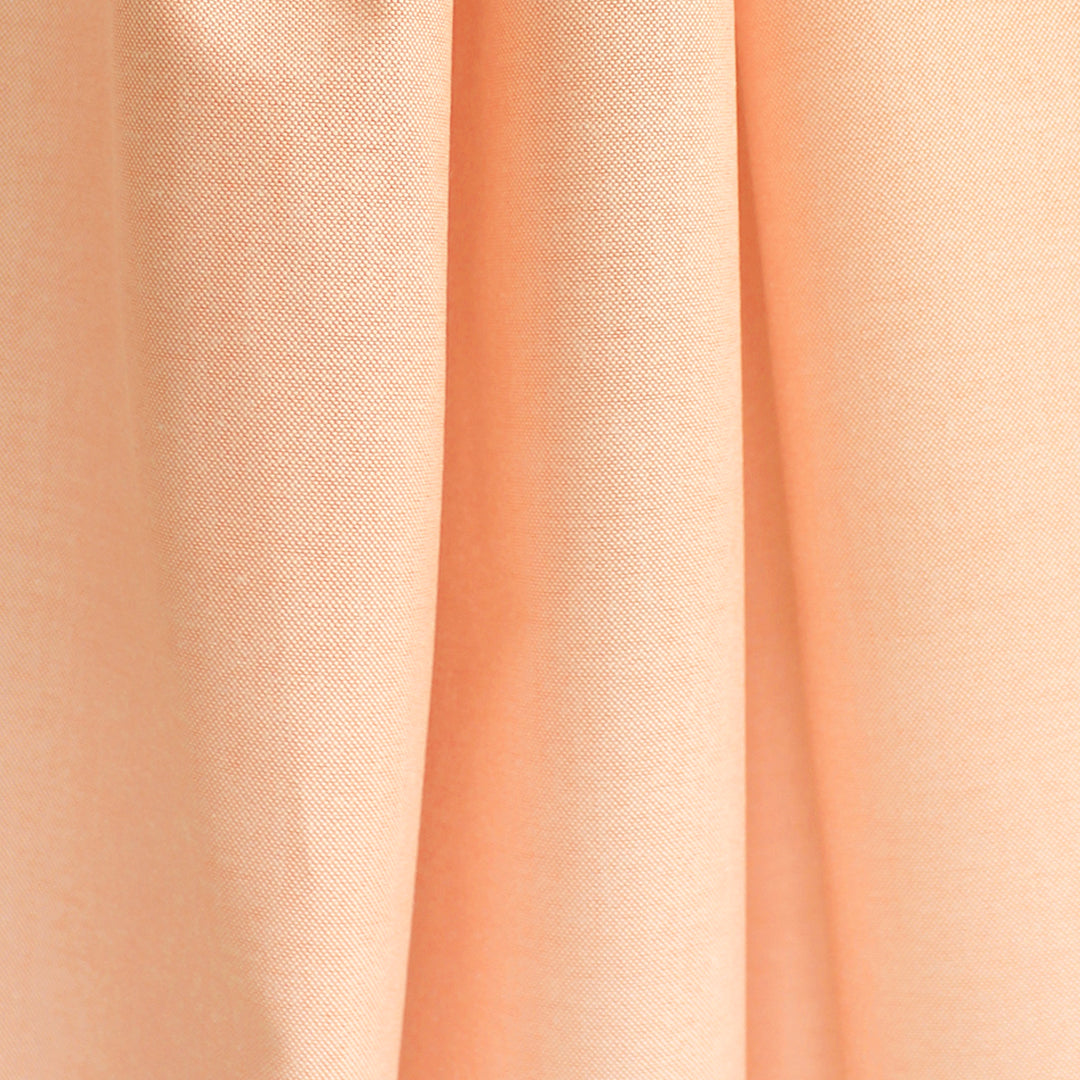 oxford cloth cotton shirting - clementine/white 1.75 yd