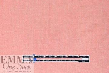 oxford cloth cotton shirting - rouge/white 1.75 yd