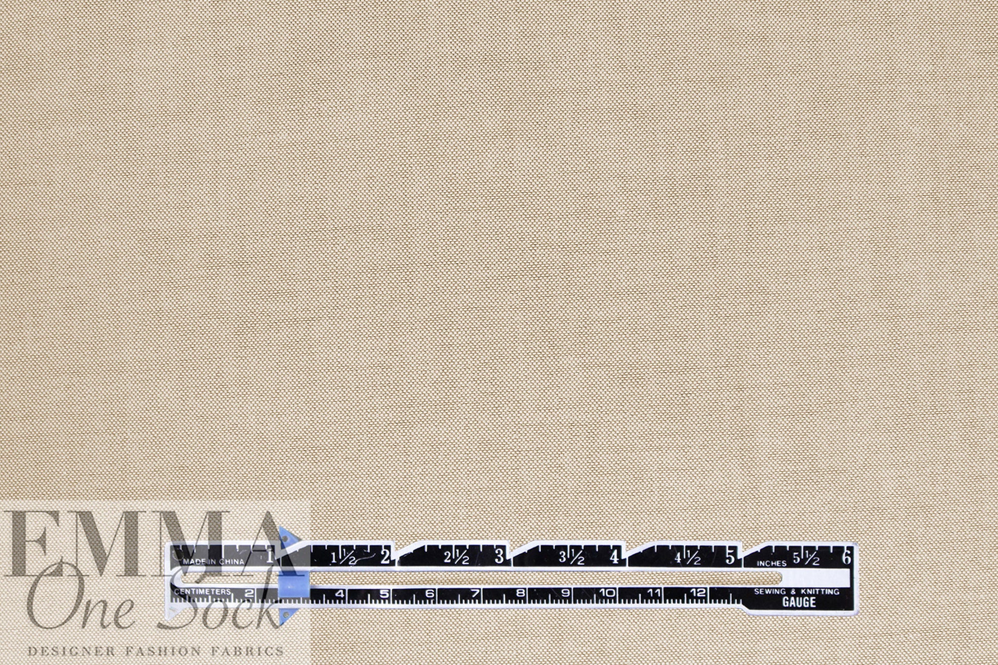 oxford cloth cotton shirting - parchment/white 1.5 yd