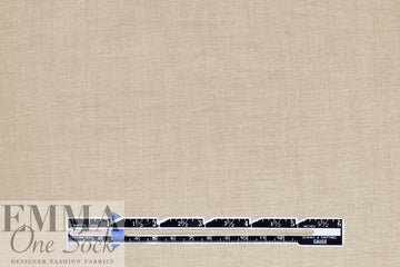 oxford cloth cotton shirting - parchment/white 1.5 yd