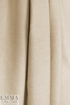 oxford cloth cotton shirting - parchment/white 1.75 yd